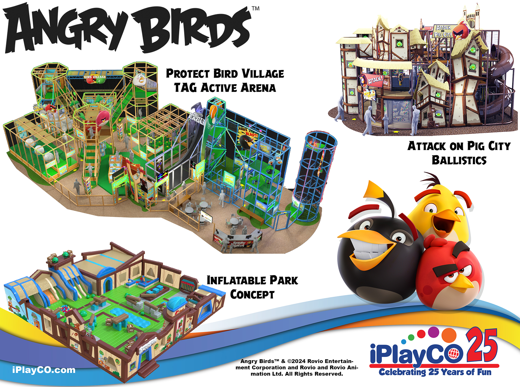 Angry birds, iplayco, interactive play, indoor playgroundsd