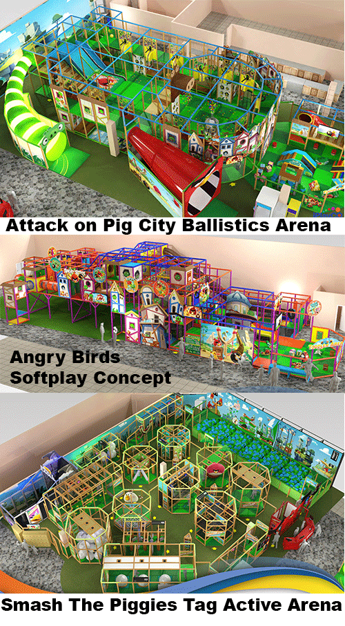 Angry Birds, Indor Playground, Family Entertainment Center