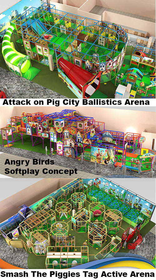 Angry Birds, iplayco, commercial playground, custom designs