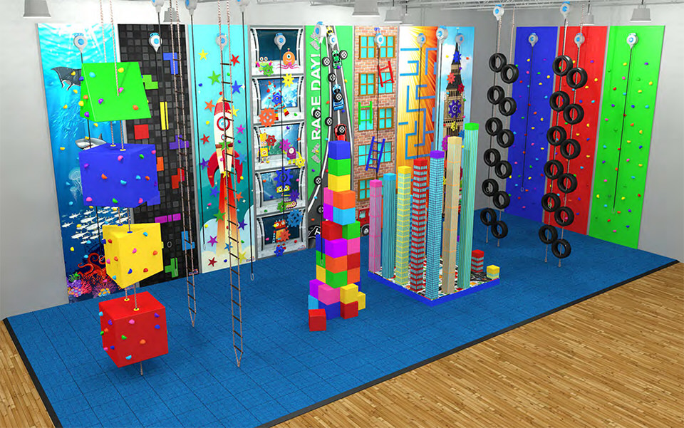 Climbing Walls, iPlayCO, Indoor Play Structures