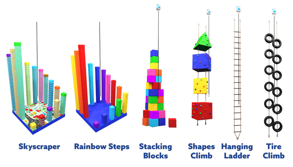 Climbing Walls, iPlayCO, Indoor Play Structures