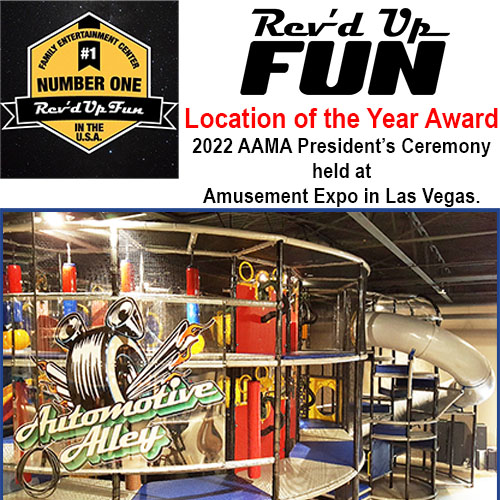 Rev'd up Fun, iPlayCO, Amusement Expo, Award 2022, 